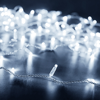 025782 Светодиодная гирлянда ARD-STRING-CLASSIC-10000-CLEAR-100LED-FLASH WHITE (230V, 7W) (Ardecoled, IP65)