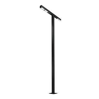 Опора OXOR-STER-T-2000x100x100-L3000-50W Warm3000 (BK, 230V) IP65 (Arlight, -)