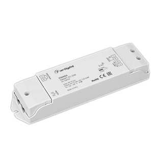 Диммер SMART-D1-DIM (12-24V, 1x10A, 2.4G) (Arlight, IP20 Пластик, 5 лет)