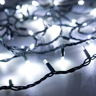 031663 Светодиодная гирлянда ARD-STRING-PRO-1000-GREEN-100LED-PULSE White (230V, 7W) (Ardecoled, IP65)