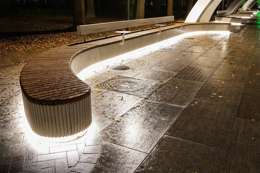 Архитектурная подсветка парковой зоны
