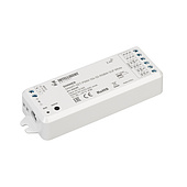 036187 INTELLIGENT ARLIGHT Диммер SMART-SET-PWM-104-52-RGBW-SUF White (12-24V, 4x4A, ПДУ RING 10кн, 2.4G) (IARL, Контроллер)