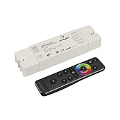 Диммер ARL-SET-PWM-104-72-RGBW-SH-IN, комплект (12-24V, 4x6A, 2.4G) (Arlight, IP20 Пластик, 3 года)