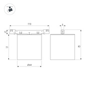 Светильник MAG-MICROCOSM-POINT-R68-7W Day4000 (BK, 36 deg, 24V) (Arlight, IP20 Металл, 5 лет)