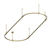 054395 Основание ART-APRIORI-OVAL-ROD-400-3000x1000 (OG) (Arlight, IP20 Металл, 3 года)