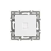 Механизм компьютерной розетки SCT-MPC1-PL-WH (RJ-45, CAT6) (Arlight, -)