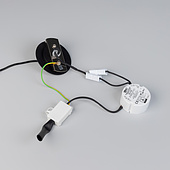 Светильник SP-KOTARO-R350-12W Warm2700 (BK-CF, 36 deg, 230V, TRIAC) (Arlight, IP20)