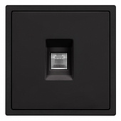 Механизм компьютерной розетки SCT-NOBE-MPC1-SFPL-BK (RJ-45, CAT6) (Arlight, Черный оникс)