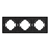 Рамка пластиковая FRM-TENDO-SFPL-3-BK (Arlight, -)