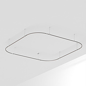 050201 Основание ART-APRIORI-QUADRAT-SOFT-ROD-400-3500x3500 (TN) (Arlight, IP20 Металл, 3 года)