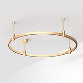 048481 Основание ART-APRIORI-ROUND-ROD-200-R800 (GD) (Arlight, IP20 Металл, 3 года)