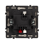 Механизм выключателя одноклавишный проходной SWT-NOBE-MKP1-SFPL-WH (230V, 10A) (Arlight, -)