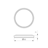 Светофильтр LGD-DIAFILM-COLORFUL-R46 (BK-ORNG) (Arlight, Металл)