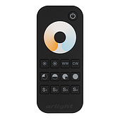 025032 Пульт SMART-R34-MIX Black (1 зона, 2.4G) (Arlight, IP20 Пластик, 5 лет)