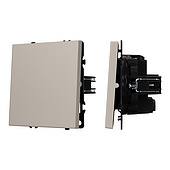 Механизм выключателя одноклавишный перекрёстный SWT-NOBE-MKX1-SFPL-CA (230V, 10A) (Arlight, -)