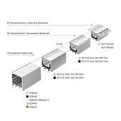 038444 Профиль SL-LINE-3638-LW-2000 WHITE (Arlight, Алюминий)
