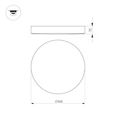 Светильник SP-FLOWER-R360-18W Warm3000 (BK, 110 deg, 230V) (Arlight, IP54 Пластик, 3 года)