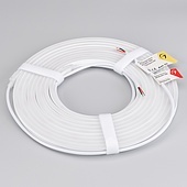 Лента герметичная MOONLIGHT-SIDE-A120-06x12mm 24V Day4000 (9.6 W/m, IP65, 5m, wire x2) (Arlight, Вывод прямой, 3 года)