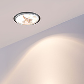 Лампа AR111-FORT-G53-12W-DIM Warm3000 (Reflector, 24 deg, драйвер 350mA) (Arlight, Металл)