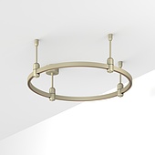 Основание ART-APRIORI-ROUND-ROD-200-R600 (OG) (Arlight, IP20 Металл, 3 года)