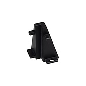 Внешний угол PLINTUS-H40 BLACK  (Arlight, Металл)
