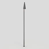 Светильник LGD-CONO-BOLL-H1500-7W Warm3000 (DG, 36 deg, 230V) (Arlight, IP65 Металл, 3 года)