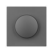 060262 Лицевая панель светорегулятора PNL-NOBE-FB-SFPL-GR  (Arlight, Серый базальт)