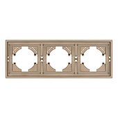 Рамка пластиковая FRM-TENDO-PL-3-GD (Arlight, -)