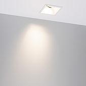 055899 Светильник MS-FLOW-BUILT-S85x85-12W Day4000 (WH, 15 deg, 230V) (Arlight, IP20 Металл, 5 лет)