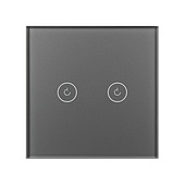 Выключатель сенсорный SWT-OMALI-S02-ZB-GR (250V, 10A, Zigbee) (Arlight, Стекло)