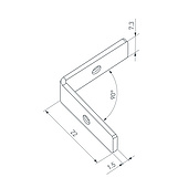 047247 Соединитель профиля FANTOM-W49-90L Set (Arlight, Металл)