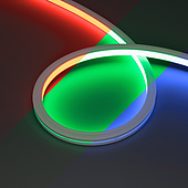 054975 Лента герметичная MOONLIGHT-PRO-TOP-X360-16x16mm 24V RGB (12 W/m, IP67, 10m, wire x2) (Arlight, Вывод боковой, 5 лет)