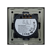 Выключатель сенсорный SWT-OMALI-S02-ZB-BK (250V, 10A, Zigbee) (Arlight, Стекло)
