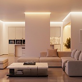 Профиль СEIL-S18-SHADOW-SIDE-3000 WHITE (Arlight, Алюминий)