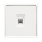 Механизм компьютерной розетки SCT-NOBE-MPC1-SFPL-WH (RJ-45, CAT6) (Arlight, Белый кварц)