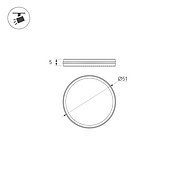 Фильтр LGD-ARTIFACT-ND-LENS-R49 (BK) (Arlight, Металл)