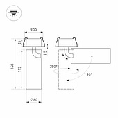Светильник SP-GABI-BUILT-FLAP-R60-12W Warm3000 (BK, 36 deg, 230V) (Arlight, IP40 Металл, 5 лет)