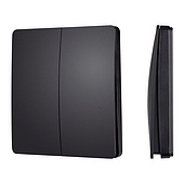 048257 INTELLIGENT ARLIGHT Кнопочная панель KINETIC-801-22-2G-WP-SUF Black (No battery, IP67, 433Mhz) (IARL, IP67 Пластик, 3 года)