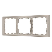 Рамка пластиковая FRM-NOBE-SFPL-3-CA (Arlight, -)