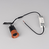 065364 Светильник безрамочный DL-INTRAL-R39-6W Warm3000 (Терракота RAL8004, 50 deg, 230V) (Arlight, IP20 Металл, 5 лет)