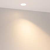 Светильник MS-ARADO-TRIMLESS-R65-9W Warm3000 (WH-WH, 55 deg, 230V) (Arlight, IP20 Металл, 5 лет)