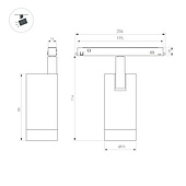 Светильник MAG-ORIENT-SPOT-R35-6W Warm2700 (BK, 24 deg, 48V) (Arlight, IP20 Металл, 5 лет)