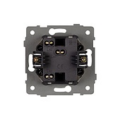 Механизм выключателя одноклавишный проходной SWT-MKP1-PL-WH-V (250V, 10A) (Arlight, -)