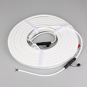 Лента герметичная MOONLIGHT-PRO-TOP-X336-16x16mm 24V RGBW-Warm (12 W/m, IP67, 10m, wire x2) (Arlight, Вывод боковой, 5 лет)