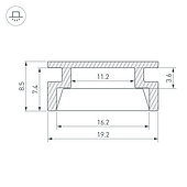 Профиль HR-2000 (Arlight, Алюминий)