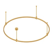 Основание ART-APRIORI-ROUND-ROD-400-R1200 (GD) (Arlight, IP20 Металл, 3 года)