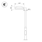 Светильник OXOR-ORNE-G1-460x200-35W Day4000 (BK, 120 deg, 230V) IP65 (Arlight, -)