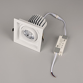 Светильник MS-VORTEX-BUILT-S140x140-30W Day4000 (WH-WH, 30 deg, 230V) (Arlight, IP20 Металл, 5 лет) Светильник MS-VORTEX-BUILT-S140x140-30W Day4000 (WH-WH, 30 deg, 230V) (Arlight, IP20 Металл, 5 лет)