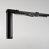 Карниз для штор с электроприводом CNK-M1-TY-RF-2M-BK (Arlight, IP20 Металл, 5 лет)