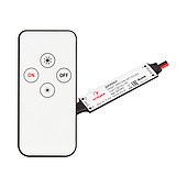 031593 Диммер SMART-MINI-DIM-SET (12-24V, 1x4A, ПДУ 4кн, IR) (Arlight, IP20 Пластик, 5 лет)